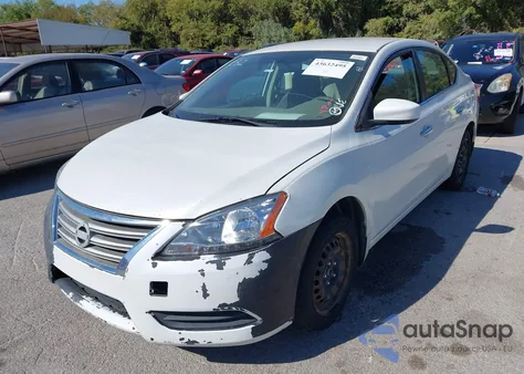 2014 Nissan Sentra Sv from USA, damaged, VIN 3N1AB7AP2EL614709